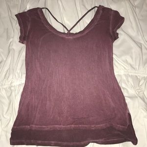 American eagle Burgundy T-Shirt